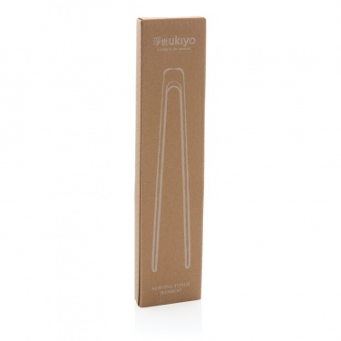 Logotrade corporate gift image of: Ukiyo bamboo serving tongs