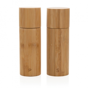 Logotrade advertising product image of: Ukiyo bamboo salt and pepper mill set