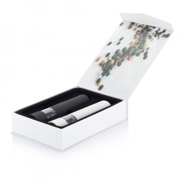 Logo trade promotional item photo of: Electric pepper and salt mill set