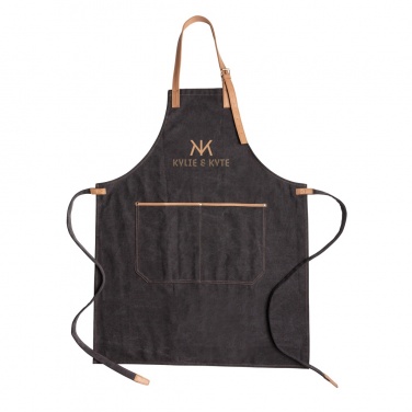 Logo trade promotional product photo of: Deluxe canvas chef apron