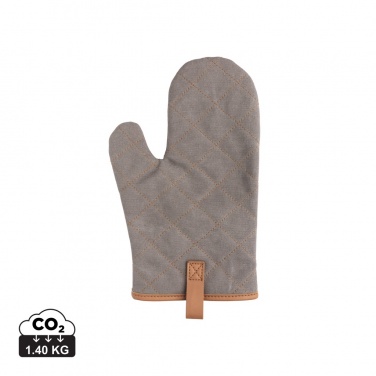 Logo trade promotional gift photo of: Deluxe canvas oven mitt