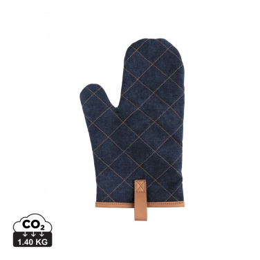 Logo trade promotional merchandise image of: Deluxe canvas oven mitt