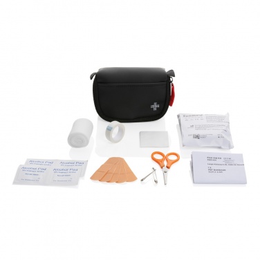 Logotrade promotional giveaways photo of: RCS recycled nubuck PU pouch first aid set mailable