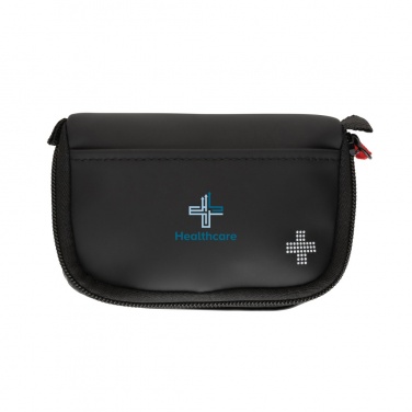 Logotrade advertising products photo of: RCS recycled nubuck PU pouch first aid set mailable