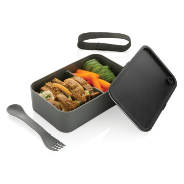 Logotrade corporate gift picture of: GRS recycled PP lunch box with spork
