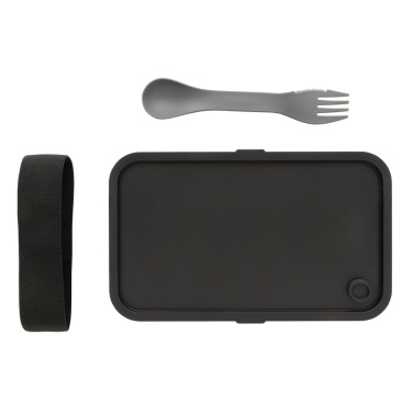 Logotrade promotional merchandise picture of: GRS recycled PP lunch box with spork