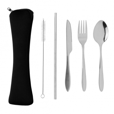 Logotrade business gifts photo of: 4 PCS stainless steel re-usable cutlery set