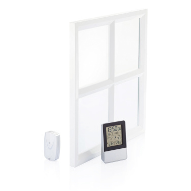 Logo trade promotional gifts image of: Indoor/outdoor weather station