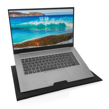 Logotrade advertising products photo of: Impact AWARE RPET Foldable desk organizer with laptop stand