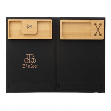 Logo trade corporate gifts image of: Impact AWARE RPET Foldable desk organizer with laptop stand