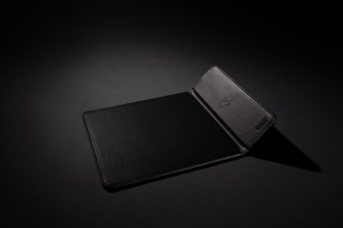 Logo trade promotional item photo of: Swiss Peak RCS recycled PU 10W wireless charging mousepad