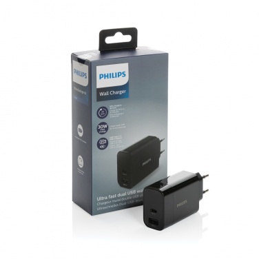 Logotrade promotional merchandise image of: Philips ultra fast PD wall charger