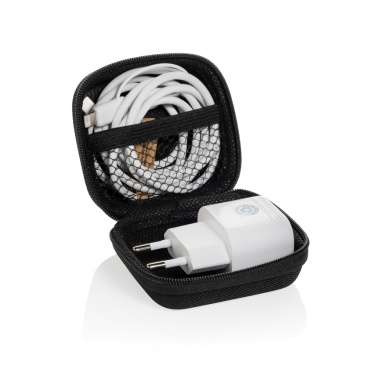 Logo trade business gift photo of: Boost RCS reycled PET 20W type C 2 pcs charging set