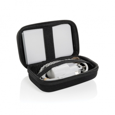 Logo trade promotional gifts picture of: Surge RCS recyled PET 20W type C 3 pcs charging set