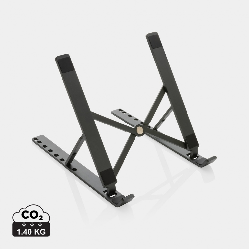 Logo trade corporate gift photo of: Terra RCS recycled aluminium universal laptop/tablet stand