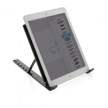 Logotrade corporate gift picture of: Terra RCS recycled aluminium universal laptop/tablet stand