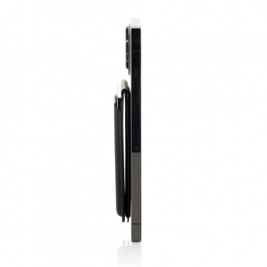 Logotrade promotional merchandise picture of: Magstand RCS recycled PU magnetic phone wallet with stand