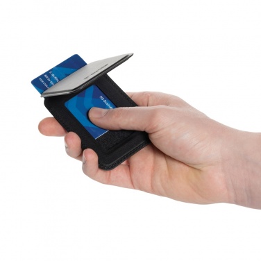 Logotrade advertising products photo of: Magstand RCS recycled PU magnetic phone wallet with stand