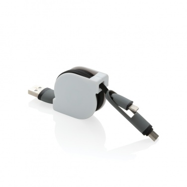 Logo trade corporate gift photo of: 3-in-1 retractable cable