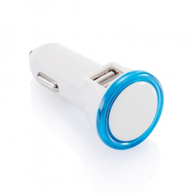 Logo trade advertising product photo of: Powerful dual port car charger