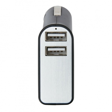 Logo trade promotional products image of: Dual port car charger with belt cutter and hammer