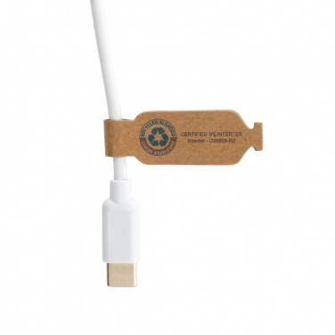 Logo trade promotional products picture of: RCS recycled plastic Ontario 6-in-1 round cable