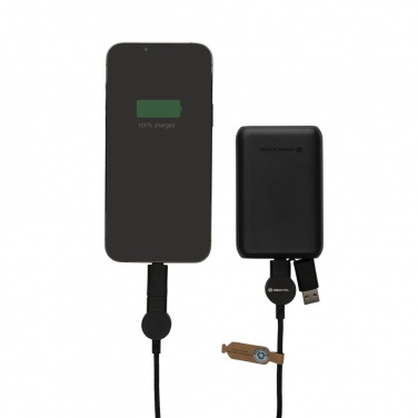 Logotrade advertising product picture of: Oakland RCS recycled plastic 6-in-1 fast charging 45W cable
