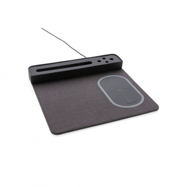 Logo trade promotional merchandise photo of: Air mousepad with 5W wireless charging and USB