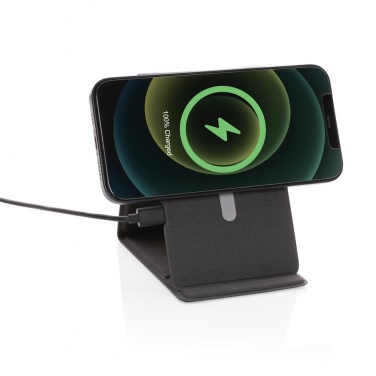 Logotrade promotional merchandise photo of: Artic Magnetic 10W wireless charging phone stand