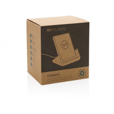 Logo trade business gift photo of: Ontario  RCS recycled plastic 10W stand