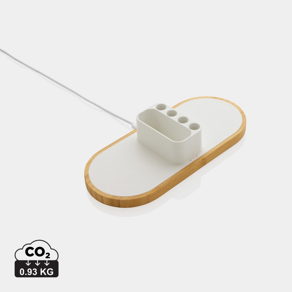 Logo trade advertising product photo of: Ontario RCS rplastic 10W dual wireless