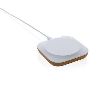 Logotrade promotional merchandise image of: Oregon RCS recycled plastic and cork 10W wireless