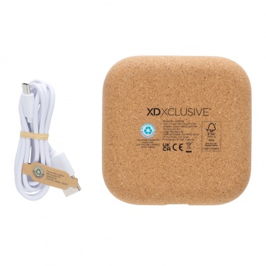 Logotrade business gifts photo of: Oregon RCS recycled plastic and cork 10W wireless