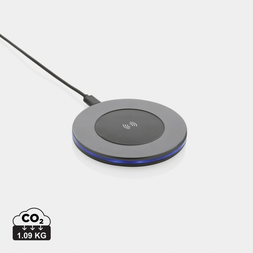 Logotrade promotional item picture of: Terra RCS recycled aluminium 10W wireless charger