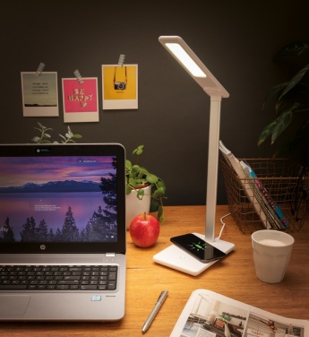Logo trade promotional product photo of: 5W Wireless Charging Desk Lamp