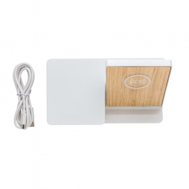 Logo trade corporate gifts picture of: Ontario 5W wireless charger with speaker