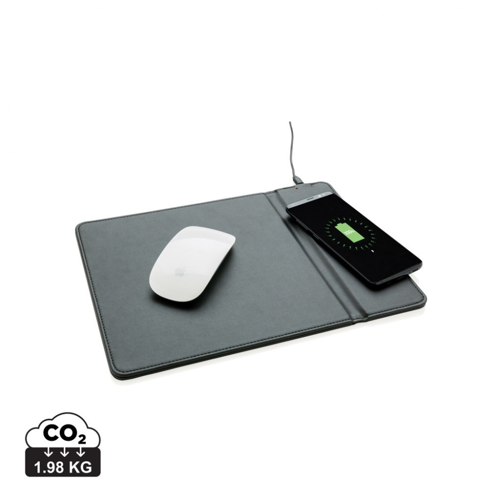 Logotrade promotional merchandise picture of: Mousepad with 5W wireless charging