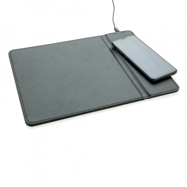 Logotrade promotional gift image of: Mousepad with 5W wireless charging