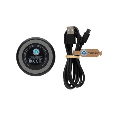 Logo trade promotional giveaways image of: Magnapad 15W RCS rplastic magnetic 3 in 1 charging pad