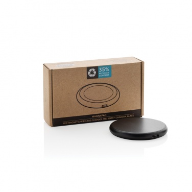 Logotrade promotional items photo of: Magnapad 15W RCS rplastic magnetic 3 in 1 charging pad