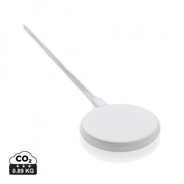 Logo trade promotional merchandise picture of: Magnapad 15W RCS rplastic magnetic 3 in 1 charging pad