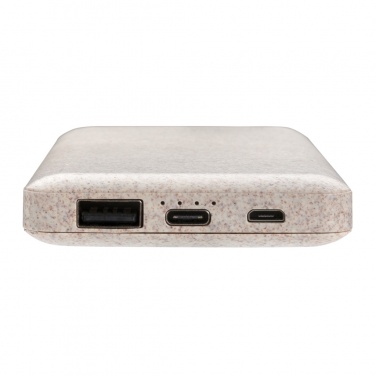 Logo trade advertising products image of: 10.000 mah wheat straw powerbank