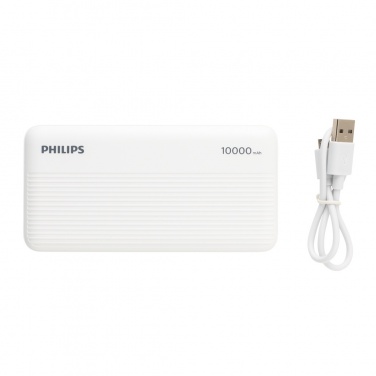 Logotrade promotional giveaway image of: Philips 10.000 mAh slim powerbank