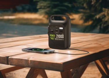 Logotrade promotional gift picture of: Power Vault RCS rplastic 21000 mAh portable power station