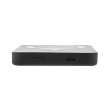 Logo trade promotional gifts image of: Magnetix RCS recycled plastic 5000 mah magnetic powerbank