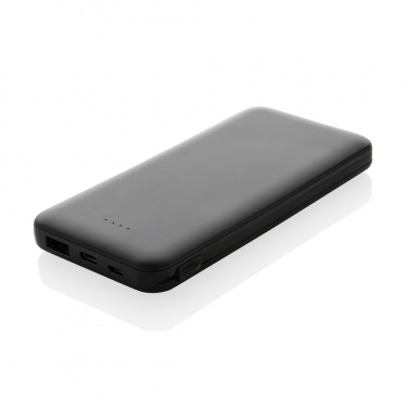 Logo trade promotional merchandise photo of: Lockhart RCS recycled plastic 10.000 with integrated cables