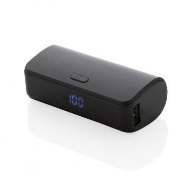 Logo trade advertising products picture of: FlashCharge RCS rplastic 5000 mah fast charge powerbank