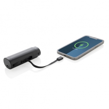 Logo trade corporate gift photo of: CycleCell 5000 mah removable battery powerbank