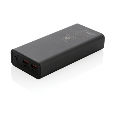 Logotrade promotional item image of: Terra RCS recycled 20W aluminium powerbank 20.000 mAh