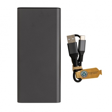 Logotrade promotional giveaway image of: Terra RCS recycled 20W aluminium powerbank 20.000 mAh